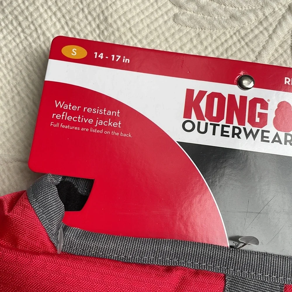 KONG Rip-Stop Dog Blanket Coat Red Small